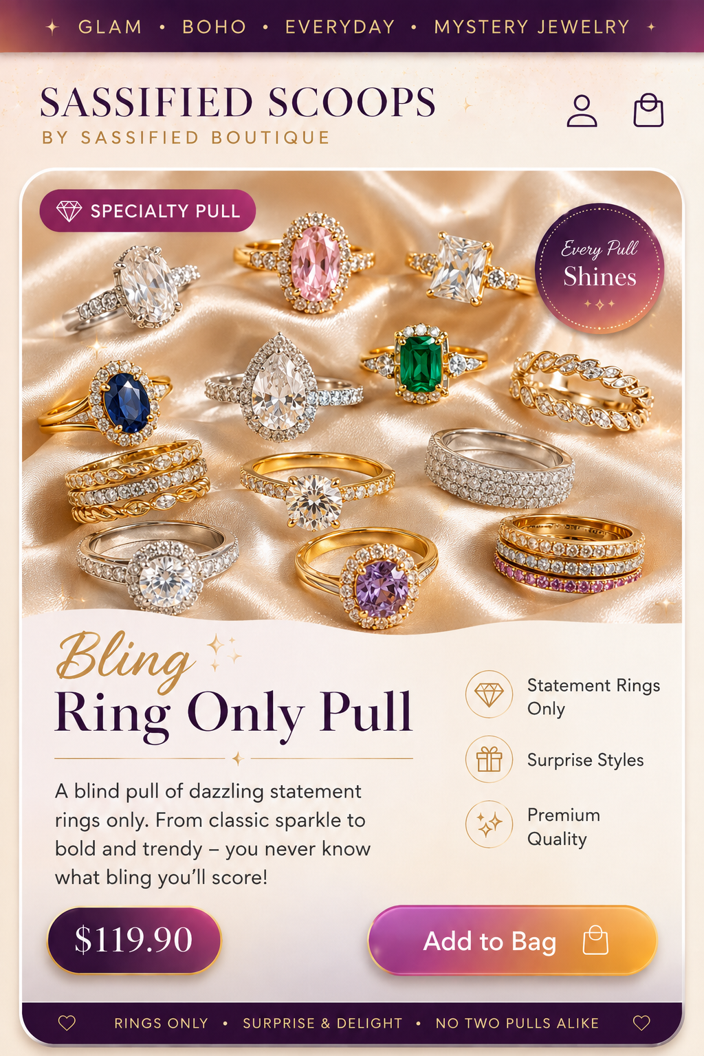 Bling Ring Only Pull